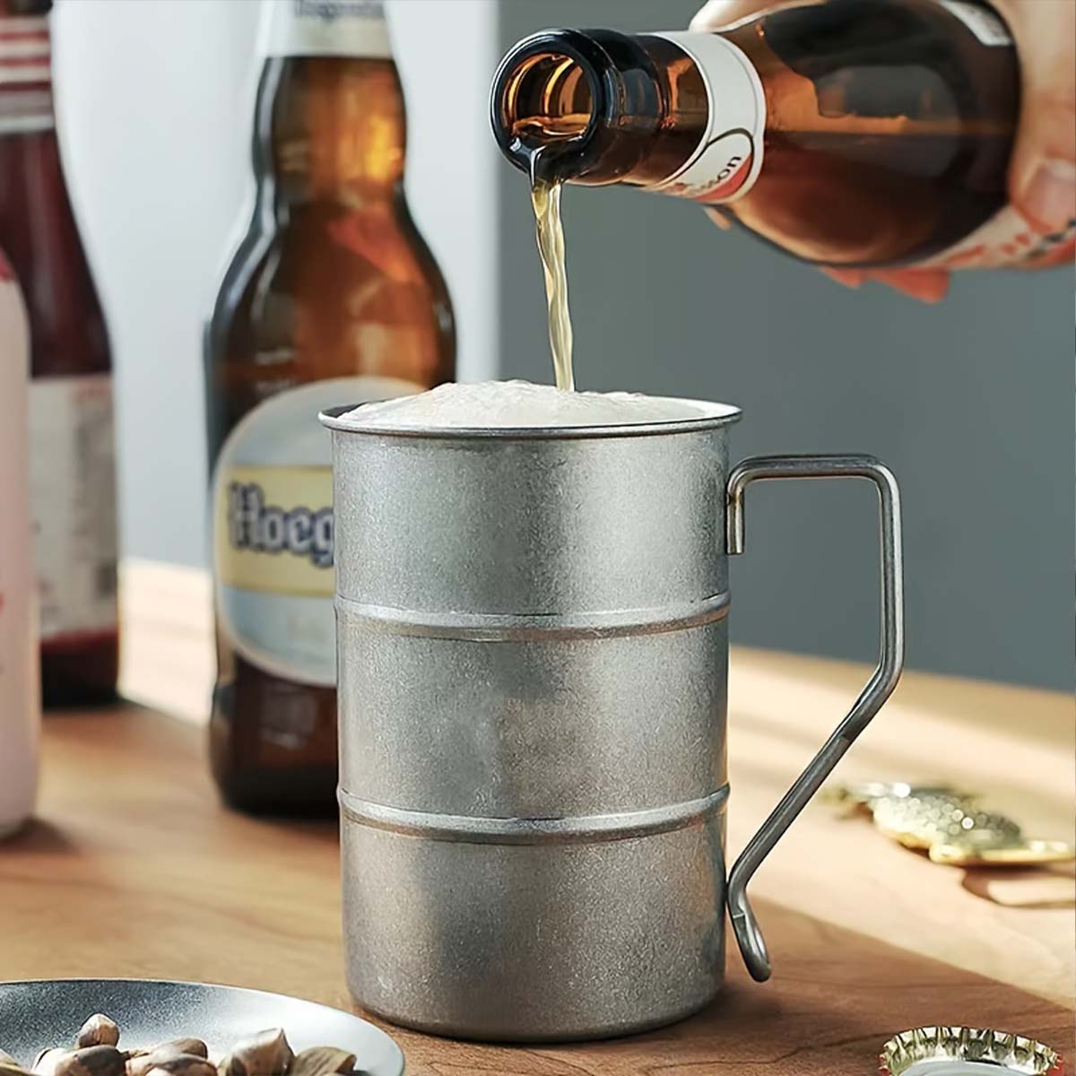 Stainless Steel Outdoor Campin - Beer Mug Handled recensie en prijs