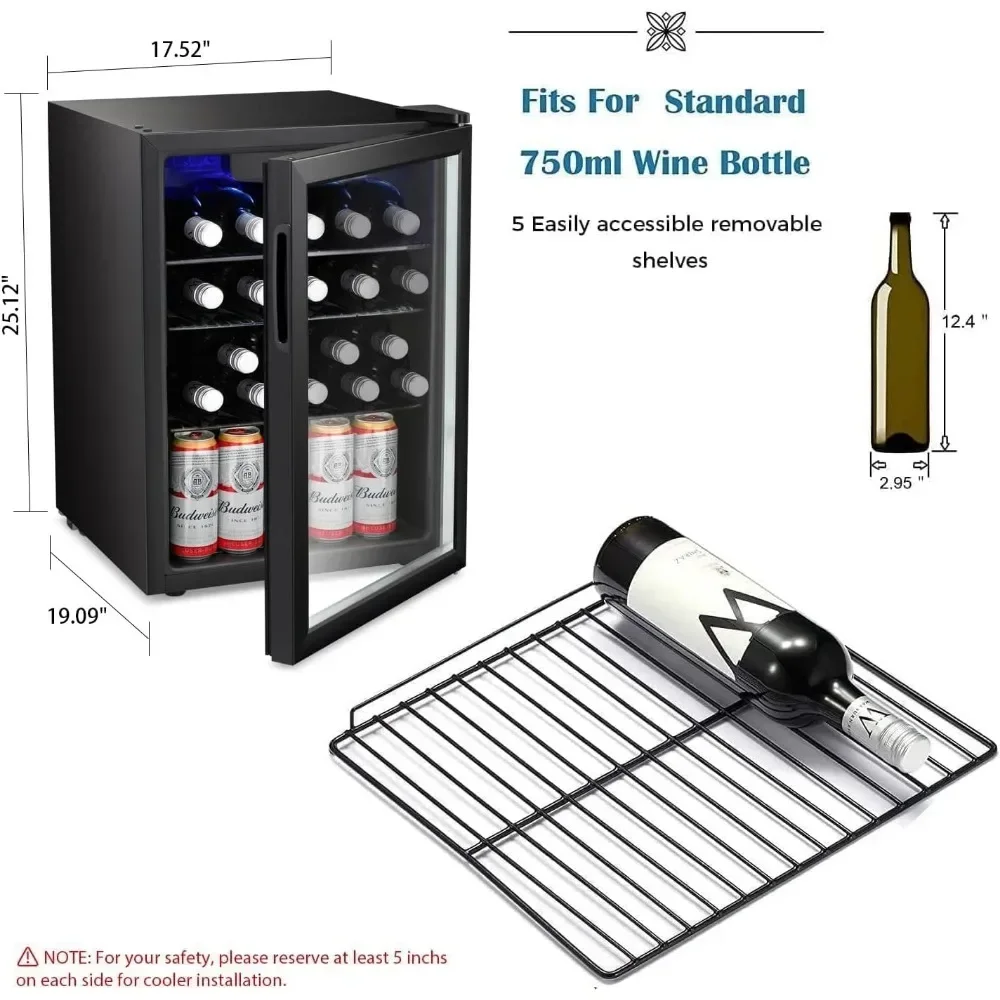 Bestseller24 Bottle Wine Coole - Wine Beer Fridge Cabinet recensie en prijs