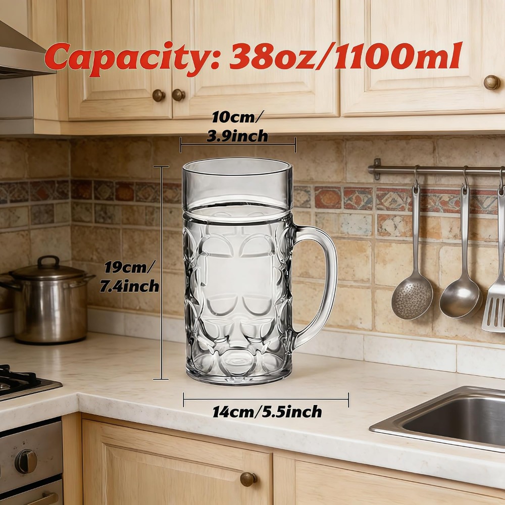 38oz Plastic Beer Mugs with Ha - Beer Mug Handled recensie en prijs