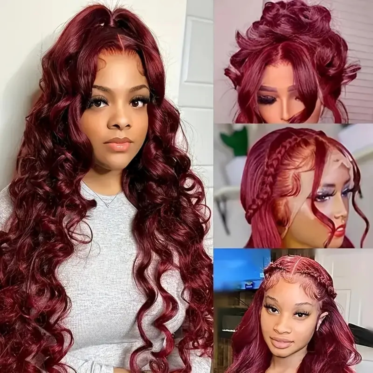 99j Burgundy Lace Front Wig Hu - Wine & Beer Unlimited Spirits Photos recensie en prijs