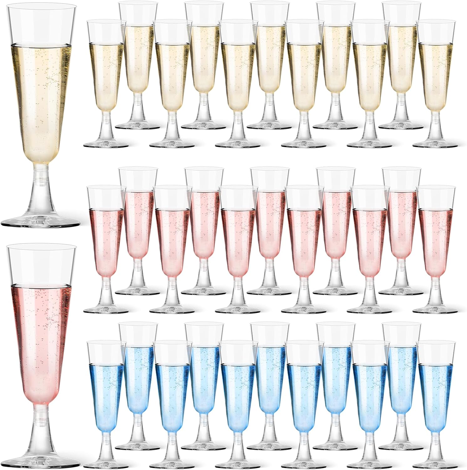 Plastic Champagne Flutes 40 Pa - Wine & Beer Unlimited Spirits Photos recensie en prijs
